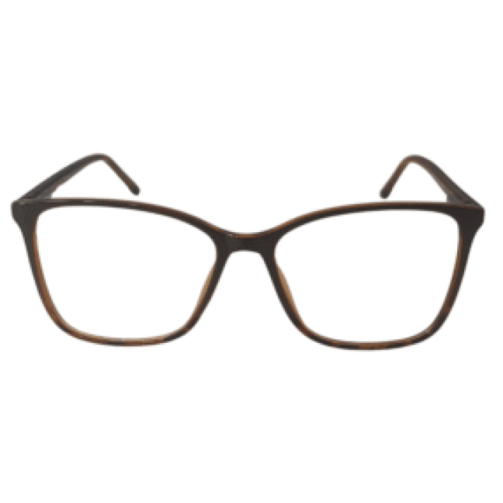 Armação quadrada de tartaruga